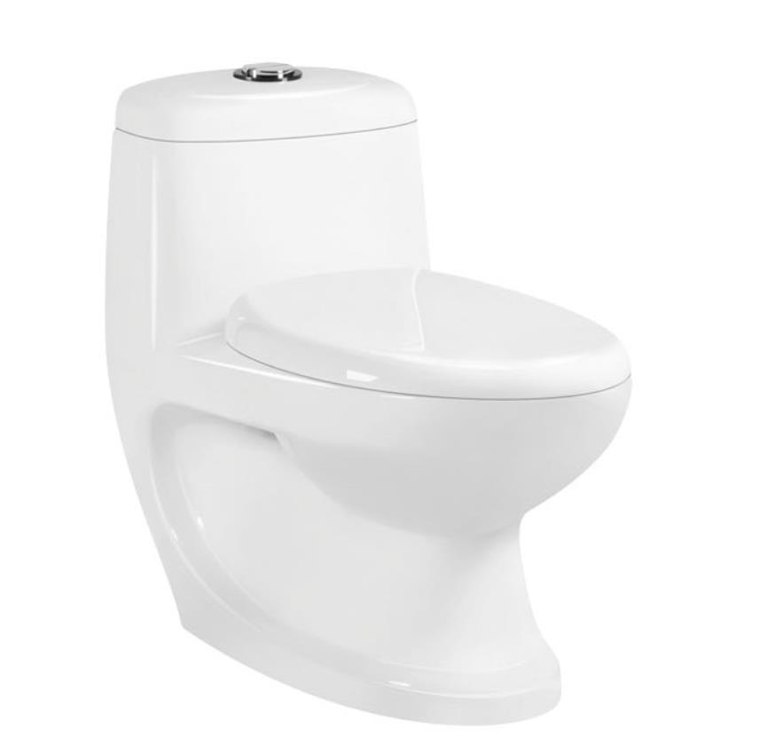 Ceramic One Piece Floor Mounted European Water Closet/Commode With For Bathroom 9 Inch S-Trap - Bath Outlet