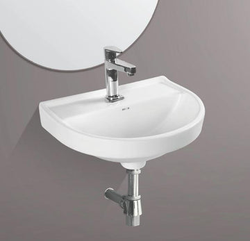 Ceramic Wall Hung / Wall Hung Wash Basin 44 X 34 X 18 Cm - Bath Outlet