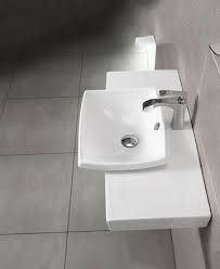 Ceramic Table Top & Wall Hung Wash Basin 77 X 44 X 17 Cm - Bath Outlet