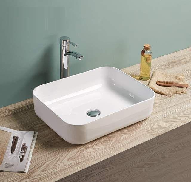 Table Top Ceramic Wash Basin 50 X 37 X 15 Cm - Bath Outlet