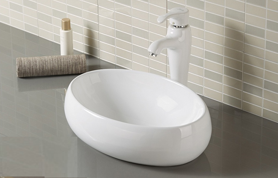 Table Top Ceramic Wash Basin 48 X 32 X 15 Cm - Bath Outlet