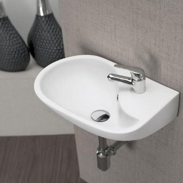 Ceramic Wall Hung / Wall Hung Wash Basin - Bath Outlet