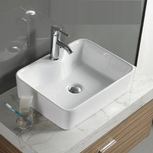 Table Top Ceramic Wash Basin 49 X 38 X 13 Cm - Bath Outlet